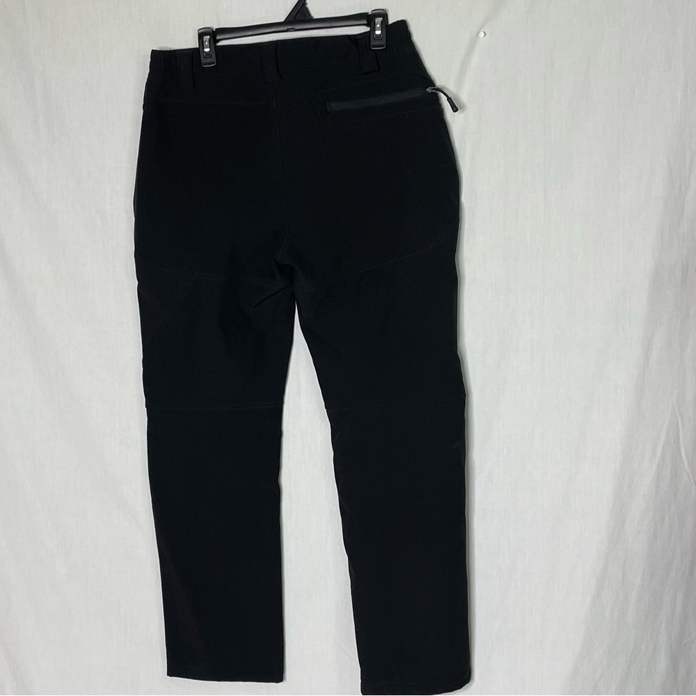 Free Soldier Women's Outdoor Snow Ski‎ Pants Black Zip Pockets 32X30 Soft Shell
